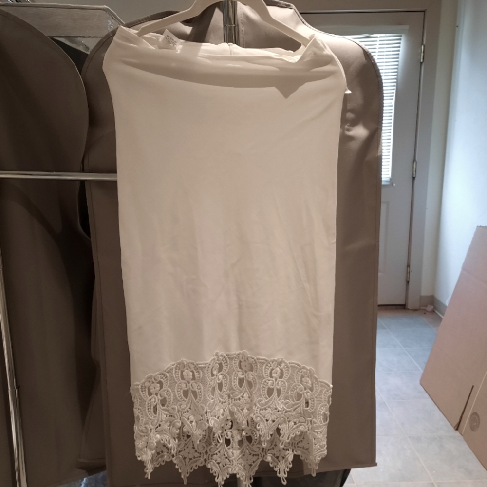 Guarana Brasil White Long Skirt Sz S